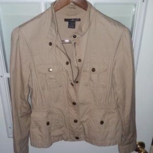 Sz Med Khakki Safari BU Jacket Coat Willi Smith